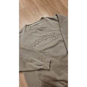 US Vintage Teal Light Blue Rehoboth Beach Crewneck Sweatshirt Size M